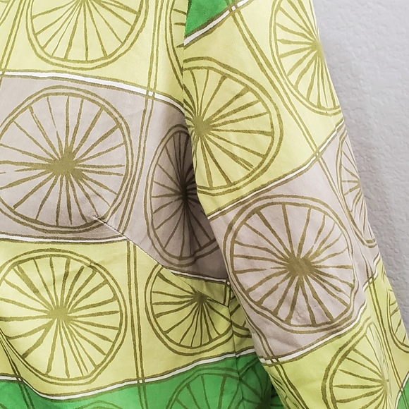 VINTAGE Playdeck Bullocks Wilshire fruit slice graphics Small EUC Tropical retro - Picture 5 of 8